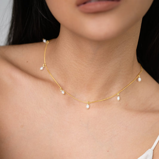BESS Pearl Drop Choker