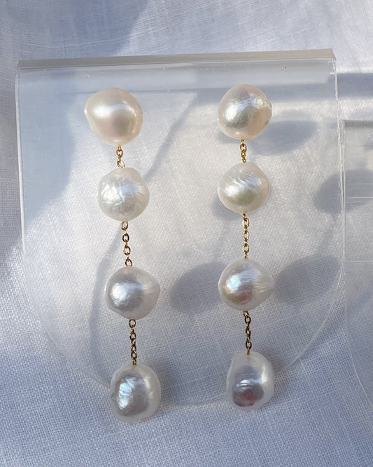 GABRIELLE 2-way Keshi Earrings