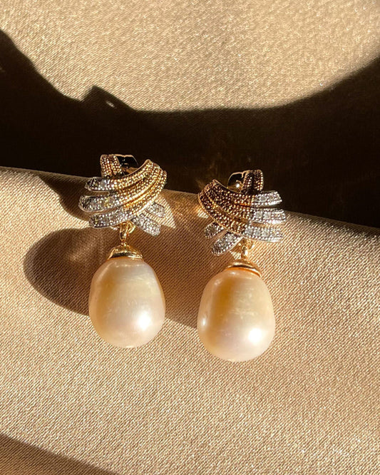 HELENA 2-Toned Earrings