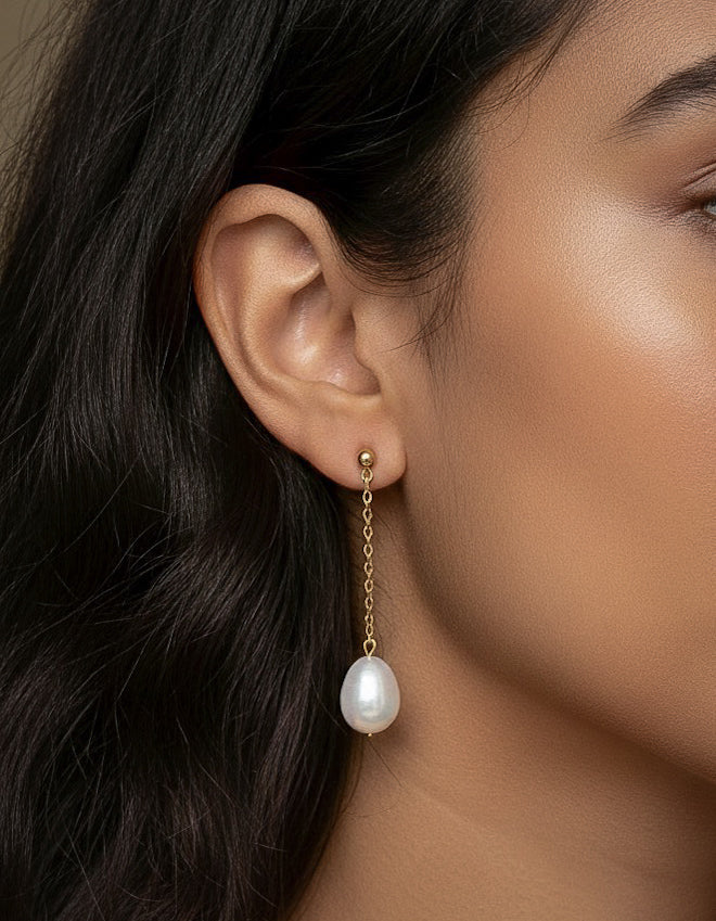 DEWDROP Dangling Earrings (925 Sterling Silver)