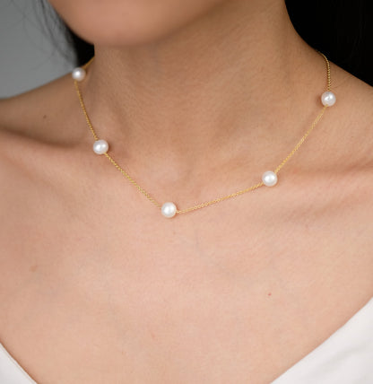 DENISE Station Necklace and Bracelet