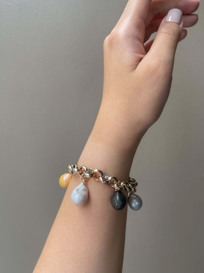 ELIZABETH Chunky Baroque Bracelet