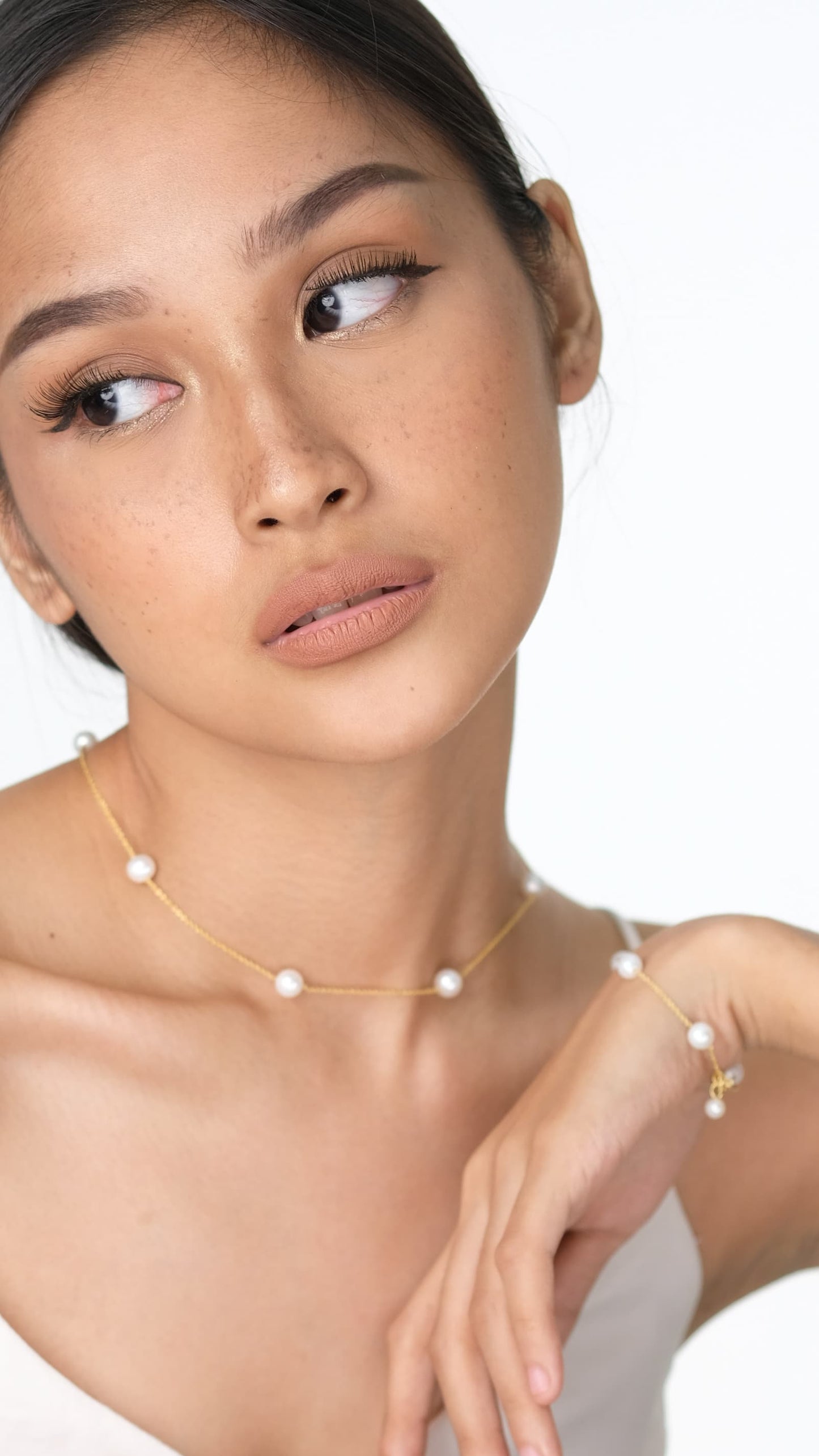 DENISE Station Necklace and Bracelet