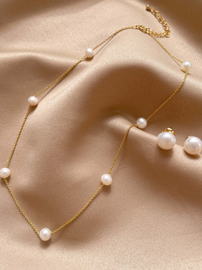 DENISE Station Necklace and Bracelet
