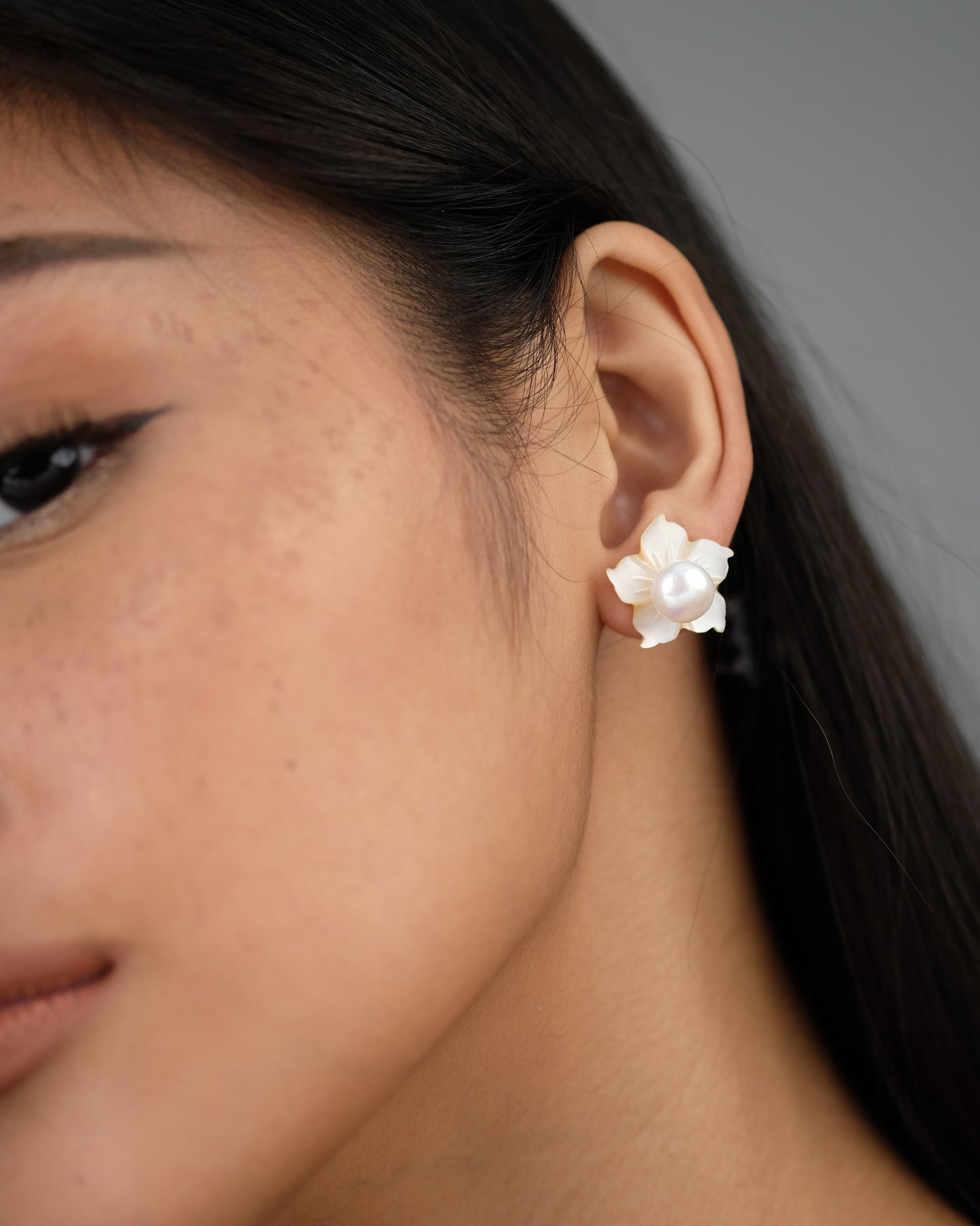 MARIA SET with Small Classic Pearl Studs